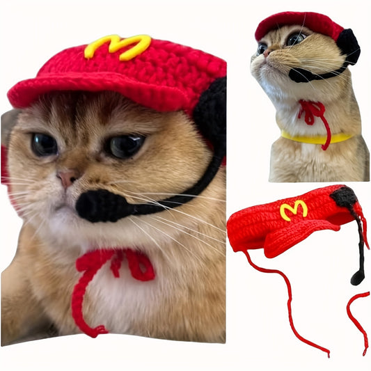 Pet Chef Costume – Cat Hat & Sweater Set
