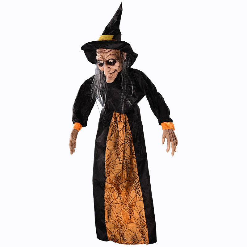 Halloween Voice-Activated Horror Electric Witch Toy