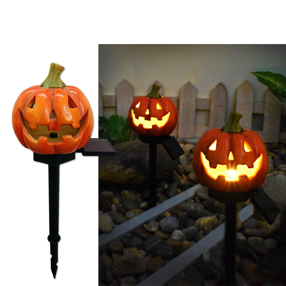 Solar Outdoor Halloween Pumpkin Garden Lantern